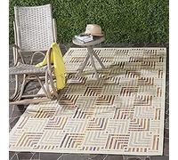 SAFAVIEH Alfombra Pedro Area Outdoor Natural size is not in selection ES
