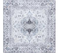 Safavieh Alfombra poliéster avorio/blu 183 x 183 cm