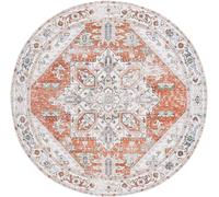 Safavieh Alfombra poliéster avorio/ruggine 183 x 183 cm