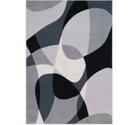 Safavieh Alfombra poliéster grigio/nero avorio 160 x 229 cm