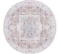 Safavieh Alfombra poliéster taupe/beige 183 x 183 cm