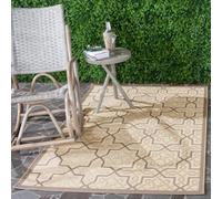 Safavieh Alfombra, Polipropileno, Beige/Beige Foncé, 120 x 180 cm