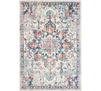 Safavieh Alfombra polipropileno crema/azul 122 x 183 cm