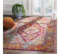 Safavieh Alfombra, Polipropileno, luz Azul, 3 'x 5'