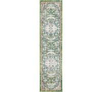 Safavieh Alfombra polipropileno verde/turquesa 61 x 244 cm