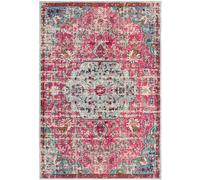 Safavieh Alfombra rosa/azul 122 x 183 cm