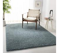 Safavieh Alfombra Shag para salón, Comedor, Dormitorio, colección August, Pelo Corto, 122 x 183 cm