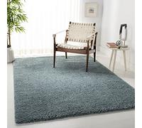 Safavieh Alfombra Shag para salón, Comedor, Dormitorio, colección August, Pelo Corto, 91 x 152 cm