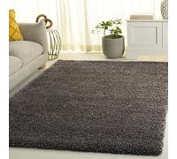 Safavieh Alfombra Shag Sala de Estar, Comedor, Dormitorio - California Shag Collection, Pelo Largo, Champiñón, 160 X 229 cm