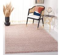 Safavieh Alfombra Shaggy de Polipropileno Tejido, 120 x 180 cm, Color Beige