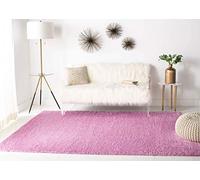 Safavieh Alfombra Shaggy para salón, Comedor, Dormitorio, colección August Shag, Pelo Corto, Color Rosa, 91 x 152 cm