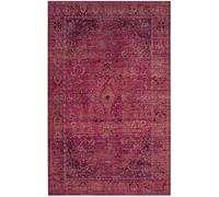 Safavieh Alfombra Tejida Haven, val103r 152 x 243 cm, poliéster, Rojo/Rojo, 152 x 243 x 0.63 cm