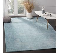 Safavieh Alfombra Tejida Haven, val103t 152 x 243 cm, poliéster, Azul/Multicolor, 152 x 243 x 0.63 cm