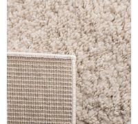 Safavieh Alfombra Tejida para Interiores, colección August Shag AUG900, Color Beige, 61 x 91 cm, para salón, Dormitorio o Cualquier Espacio Interior