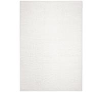 Safavieh Alfombra Tejida Shaggy para Interiores, colección August Shag AUG900, en Blanco, 61 x 91 cm, para salón, Dormitorio o Cualquier Espacio Interior