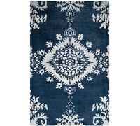 Safavieh Alfombra Tradicional para Sala de Estar, Comedor, Dormitorio Stonewash Collection, Alfombra de Pelo Corto, índigo, 183 x 274 cm