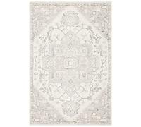 Safavieh Alfombra Tradicional para salón, Comedor, Dormitorio, colección Micro-Loop, Pelo Corto, Marfil y Beige, 65 x 300 cm