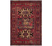 Safavieh Alfombra Tradicional para salón, Comedor, Dormitorio, colección Persa, de Pelo Corto, Color Rojo y Multicolor, 61 x 91 cm
