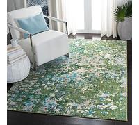Safavieh Alfombra Tradicional para salón, Comedor, Dormitorio, colección Persa, de Pelo Corto, Color Rojo y Multicolor, 247 x 366 cm