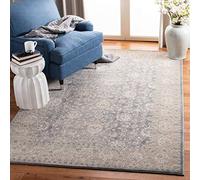 Safavieh Alfombra Tradicional para salón, Comedor, Dormitorio, colección Sofía, Pelo Corto, Gris Claro y Beige, 155 x 231 cm