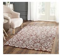 Safavieh Alfombra Tradicionales Sala de Estar, Comedor, Dormitorio - Chelsea Collection, Pelo Corto, Marrón y Gris, 114 X 175 cm