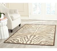 Safavieh Alfombra Tradicionales Sala de Estar, Comedor, Dormitorio - Paradise Collection, Pelo Corto, Moca, 160 X 229 cm