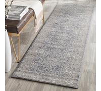 Safavieh Alfombra Tradicionales Sala de Estar, Comedor, Dormitorio - Sofia Collection, Pelo Corto, Gris Claro y Beige, 66 X 244 cm