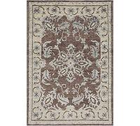 Safavieh Alfombra Tradicionales Sala de Estar, Comedor, Dormitorio - Stonewash Collection, Pelo Corto, Carbón, 152 X 244 cm