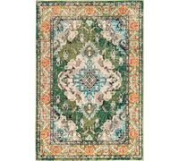 Safavieh Alfombra verde/azul 201 x 279 cm