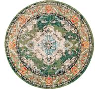 Safavieh Alfombra verde / azul 235 x 235 cm