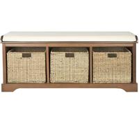 Safavieh Banco de madera de pino marron