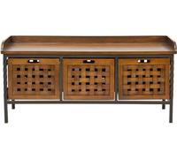 Safavieh Banco exterior en madera de acacia beige