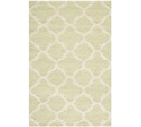 Safavieh Bessa Alfombra con Textura, Lana, Verde Claro/Marfil, 60 x 243 x 1.27 cm