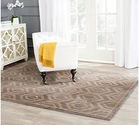 Safavieh Birch-Alfombra poliéster, Color Beige/Gris 182 X 121 cm