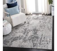 Safavieh Boho Chic - Alfombra Rectangular Tejida para Interiores, colección Tulum, TUL232, en Marfil/carbón, 122 x 183 cm, para Sala de Estar, Dormitorio o Cualquier Espacio Interior