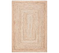 Safavieh Cape Cod Collection - Alfombra contemporánea para Sala de Estar, Comedor, Dormitorio, Pelo Corto, Color Beige, 61 x 91 cm