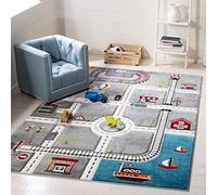 Safavieh Carousel Kids Collection - Alfombra contemporánea para salón, Comedor, Dormitorio, de Pelo Corto, Multicolor, 160 x 229 cm