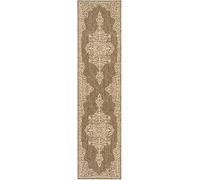 Safavieh Catriona - Alfombra Multiusos para Interiores y Exteriores, de Polipropileno, Color Crema y Beige, 62 x 240 cm