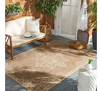 Safavieh Catriona - Alfombra Multiusos para Interiores y Exteriores, Polipropileno, 90 x 150 cm, Color Beige
