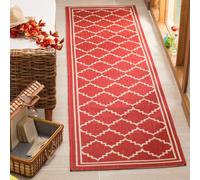 Safavieh "Chloe Indoor/Outdoor Alfombra, Rojo/Beige, 60 x 109 x 0,64 cm-p, Polipropileno, Rojo/Beige, 182 x 274 x 5.0 cm