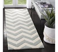 Safavieh CHT715E Chatham colección fanmai Zona Corredor, 60,96 cm 7,62 cm por 213,36 cm, Color Gris/Beige