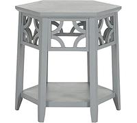 Safavieh connr - Mesa Auxiliar, Madera, Color Gris