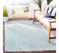 Safavieh Courtyard Collection CY8022-03012 - Alfombra para Interior y Exterior (60 x 90 cm), Color Crema y Beige