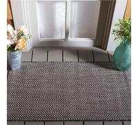 Safavieh Courtyard Collection CY8022-03012 - Alfombra para Interior y Exterior (60 x 90 cm), Color Crema y Beige