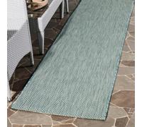 Safavieh Courtyard Collection CY8022-03012 - Alfombra para Interior y Exterior (60 x 90 cm), Color Crema y Beige