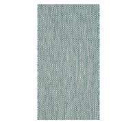 Safavieh Courtyard Collection CY8022-03012 - Alfombra para Interior y Exterior (60 x 90 cm), Color Crema y Beige