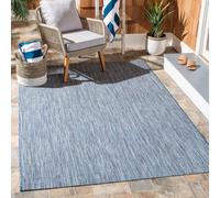 Safavieh Courtyard Collection CY8022-03012 - Alfombra para Interior y Exterior (60 x 90 cm), Color Crema y Beige
