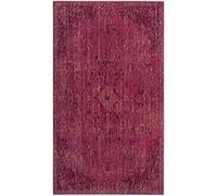 Safavieh Craft Art - Alfombra Rectangular Tejida para Interiores, colección Valencia, VAL103, Color Rojo y Rojo, 91 x 152 cm, para salón, Dormitorio o Cualquier Espacio Interior