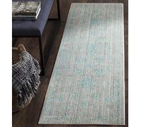 Safavieh Craft Art Valencia Collection VAL103 - Alfombra Tejida para Interiores, 69 x 244 cm, Color Azul/Multicolor, para salón, Dormitorio o Cualquier Espacio Interior