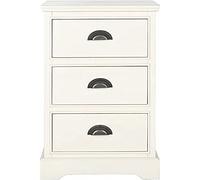 Safavieh Dominic Three-Drawer Mesa Auxiliar, Madera, Color Gris